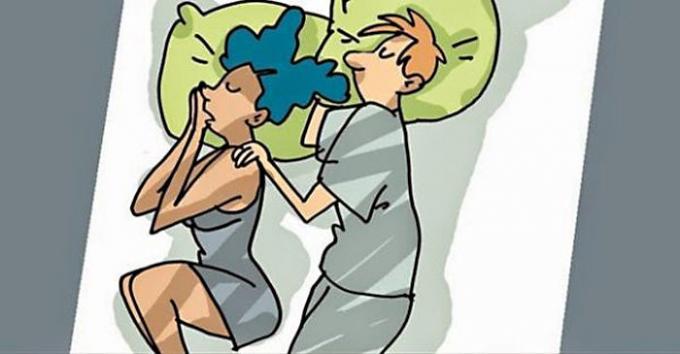 
Postawa podczas snu charakteryzuje relacje w pary
