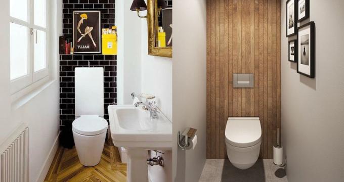 10 inteligentne pomysły dotyczące projektowania małych łazienek