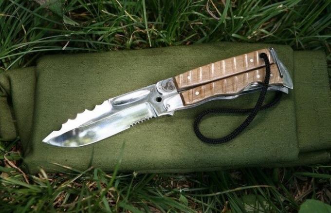 Survival knife "Werewolf" harsh rosyjski balisong