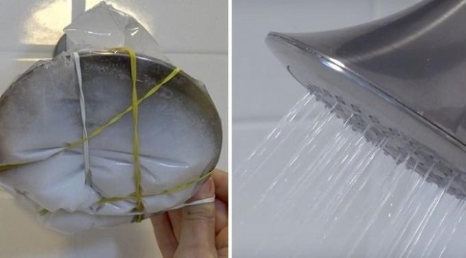 Jak wyczyścić głowicę prysznicową, tak aby nie biec do sklepu po nowy