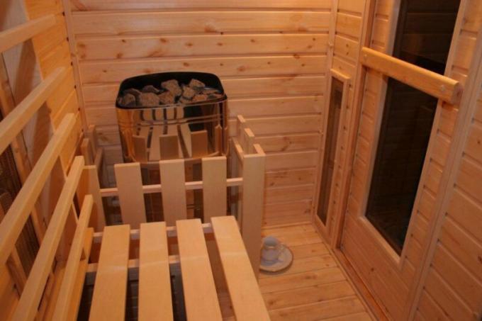 Sauna w piwnicy z własnymi rękami z budowy do wykończenia