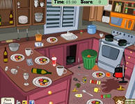 Kadr z gry wideo dla dzieci „Sprzątanie kuchni”