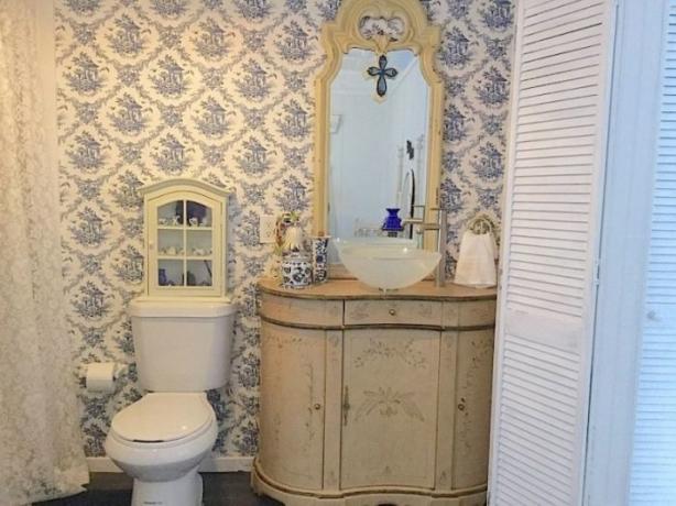 Vintage łazienka.