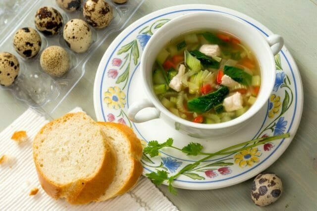 Lekka zupa z warzywami